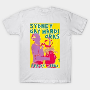 Sydney Mardi Gras 1984 Poster T-Shirt